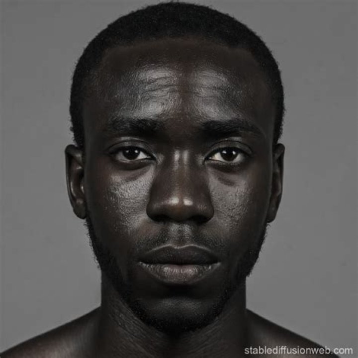 A black man