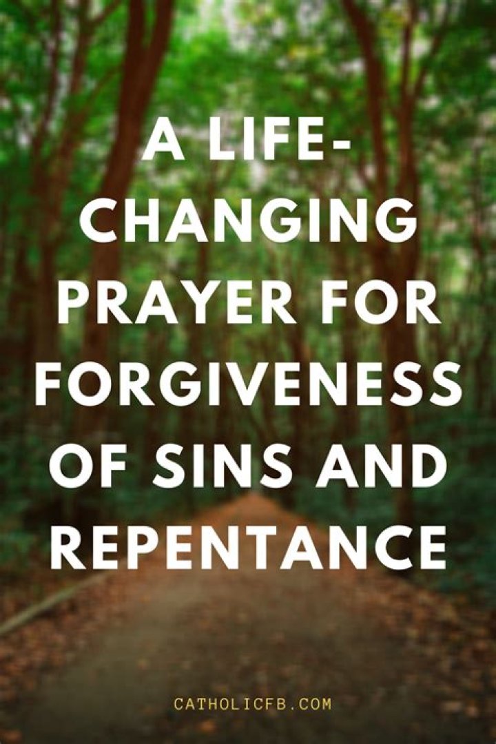 A Life Changing Prayer For Forgiveness Of Sins and Repentance - catholic songs of repentance