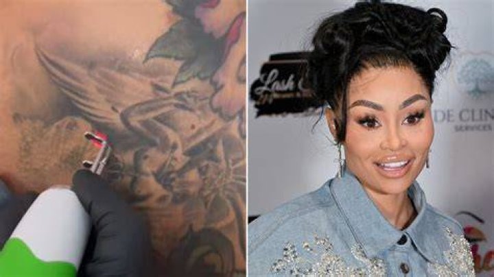 Blac Chyna removes Baphomet tattoo