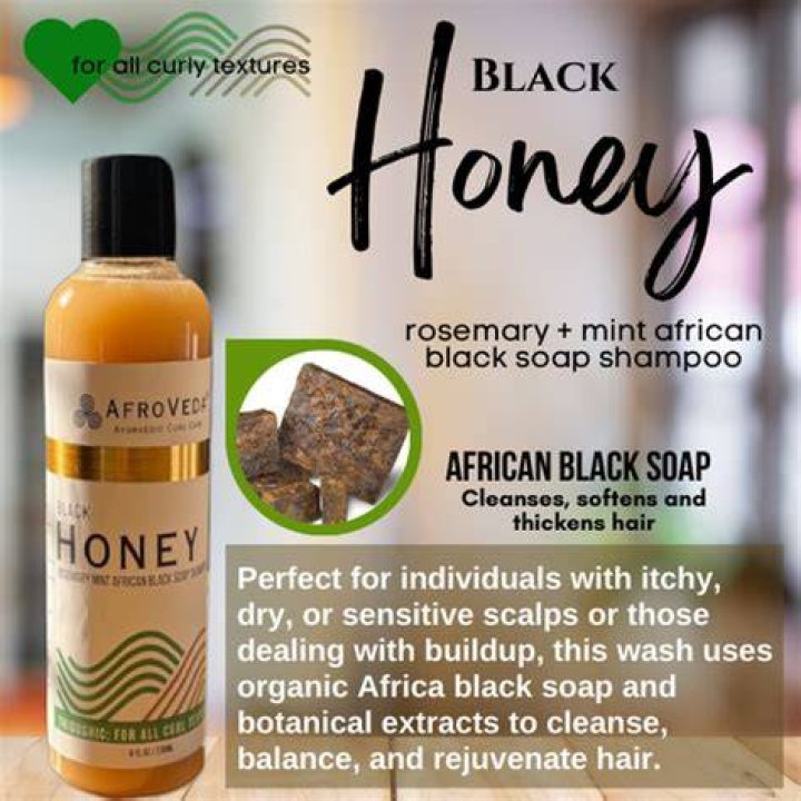 Black soap shampoo with honey Black soap shampoo with honey