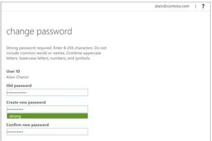 Change password Change password