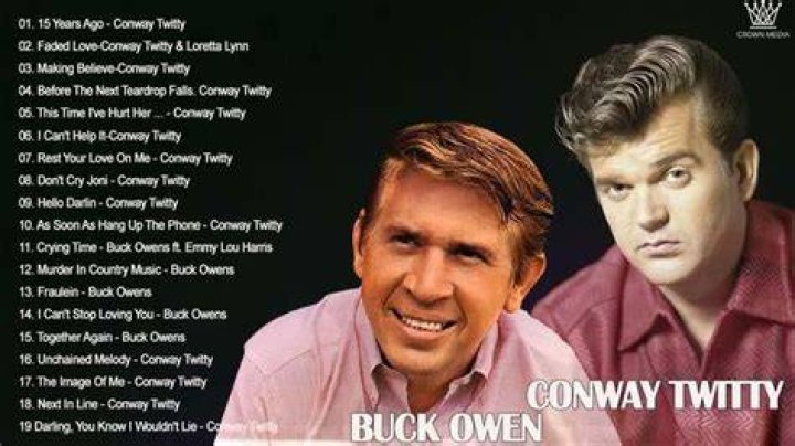 CONWAY TWITTY And BUCK OWENS - BEST OF COUNTRY 60S 70S 80S 90S CLASSIC COUNTRY - Oldies but Goodies 60's 70's (Music Videos) Live Performance