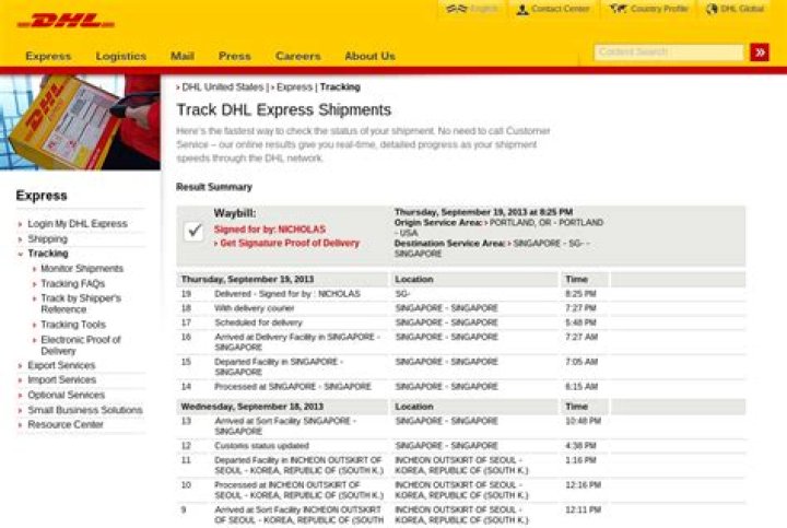 dhl express tracking dhl express tracking