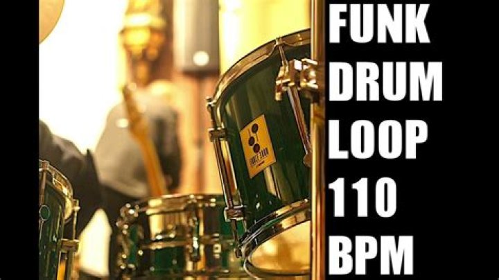 FUNK DRUM 110 BPM - Up Tempo Uptown Funk Blues in Assorted Keys (110bpm)
