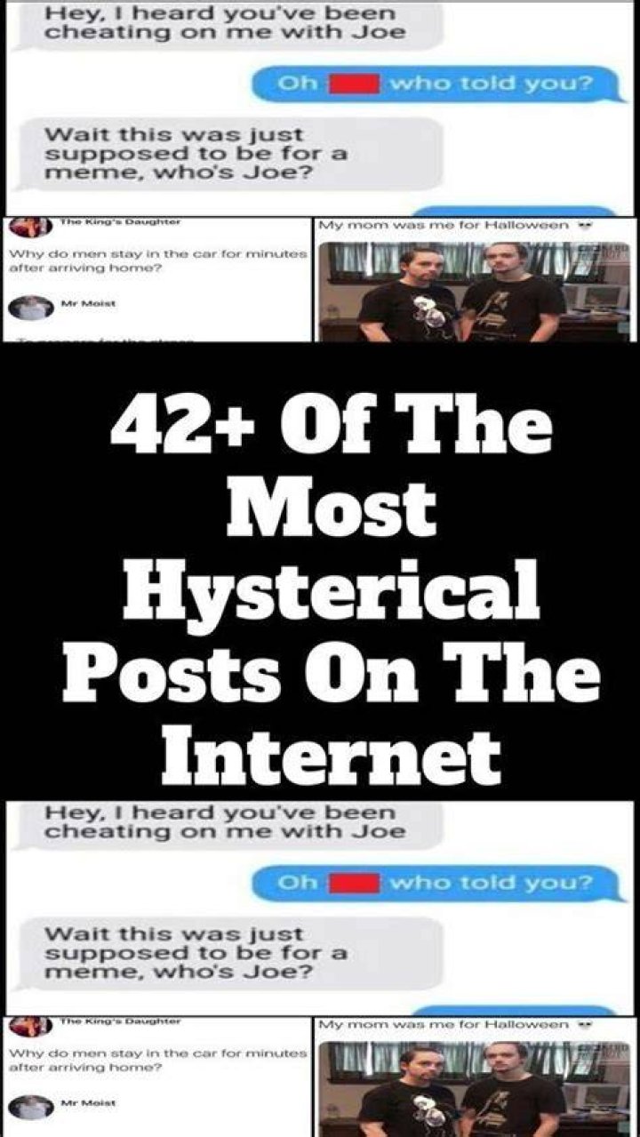Hysterical meme on the internet