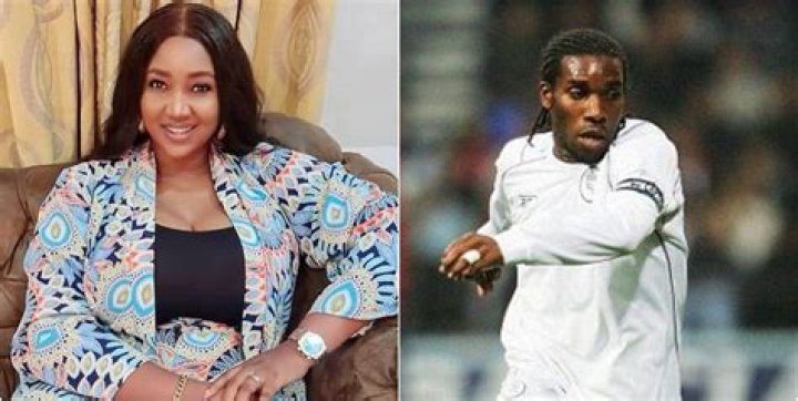 Jay Jay Okocha and Judy Austin Jay Jay Okocha and Judy Austin