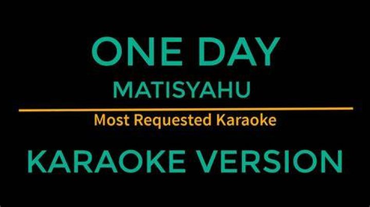 One day sing along karaoke version - reggae karaoke songs with lyrics