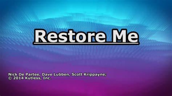 Restore Me - Kutless - with Lyrics - songs of repentance download