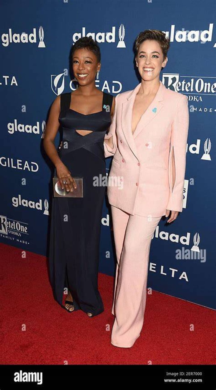 Samira Wiley with Lauren Morelli Samira Wiley with Lauren Morelli