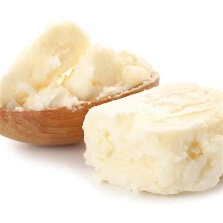 shea butter in a spoon