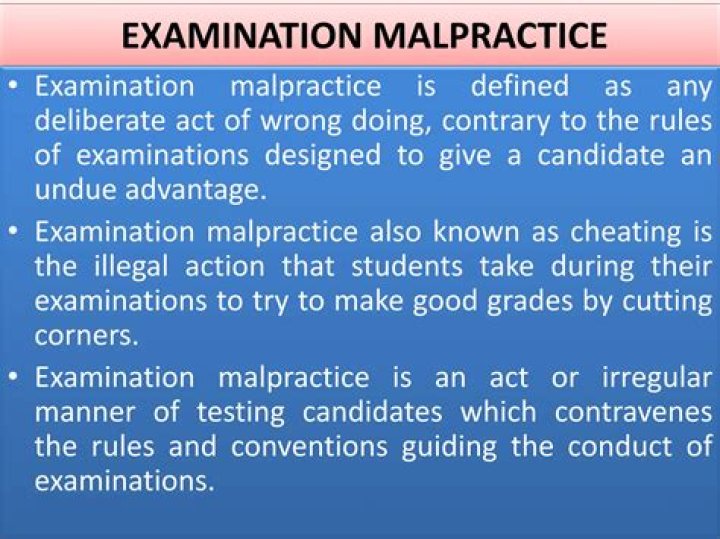 solutions to examination malpractice solutions to examination malpractice