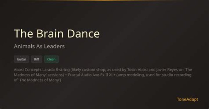 The Brain Dance - Animals As Leaders - r&b songs about rainbows